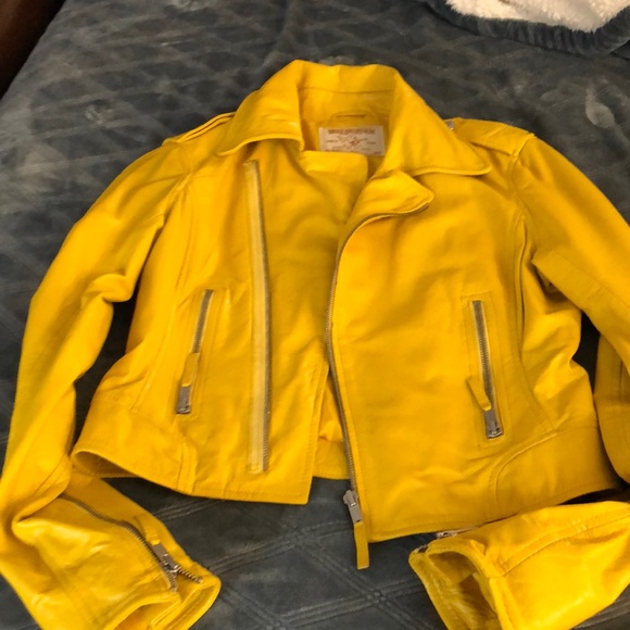 True Religion Leather Jacket Size Small 